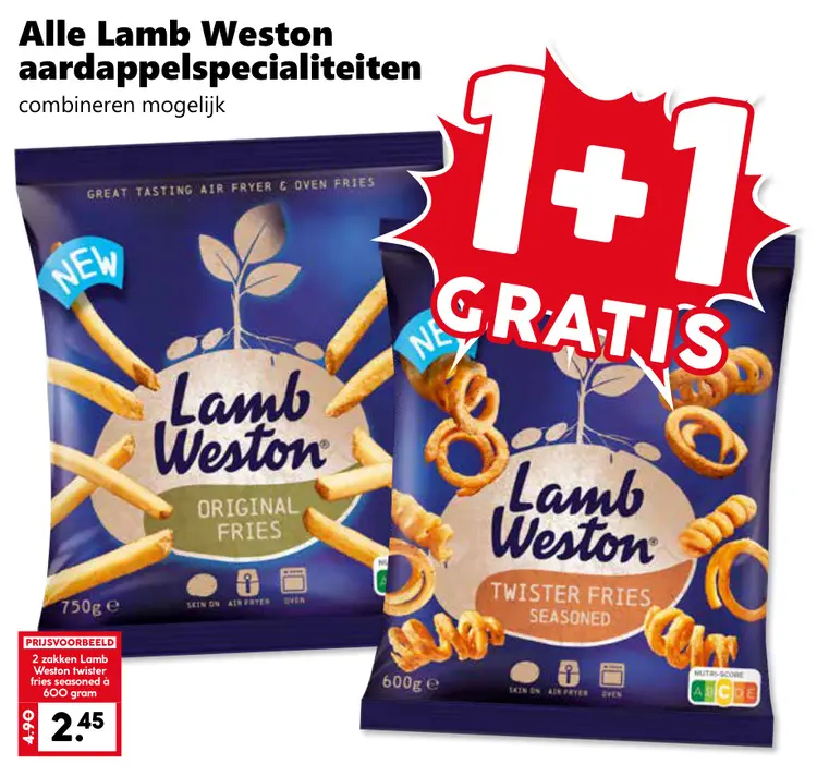 Aanbieding: Alle Lamb Weston aardappelspecialiteiten