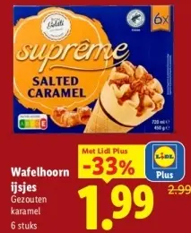 Aanbieding: Wafelhoorn ijsjes
