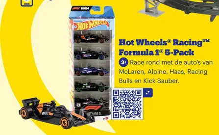 Aanbieding: Hot Wheels® Racing™ Formula 1® 5-Pack