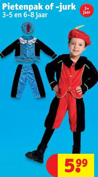 Aanbieding: Pietenpak of -jurk