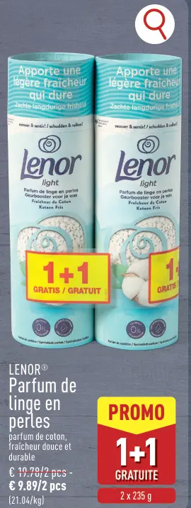 Offre: Parfum de linge en perles