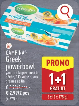 Offre: CAMPINAⓇ Greek powerbowl
