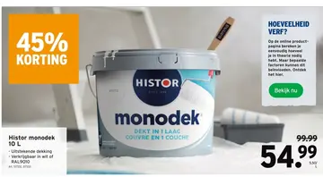 Aanbieding: Histor monodek