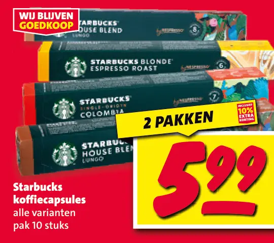 Aanbieding: koffiecapsules