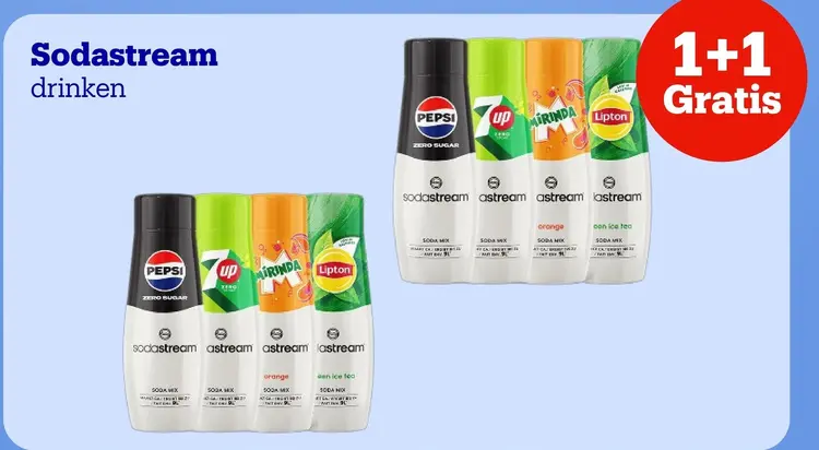 Promotie: Sodastream drinken