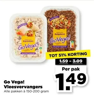 Aanbieding: Go Vega! Vleesvervangers