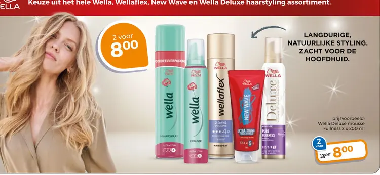 Aanbieding: Wella Deluxe mousse Fullness