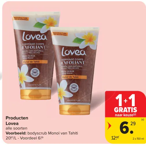Promotie: bodyscrub Monoï van Tahiti