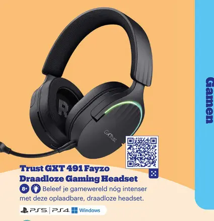Aanbieding: GXT 491 Fayzo Draadloze Gaming Headset