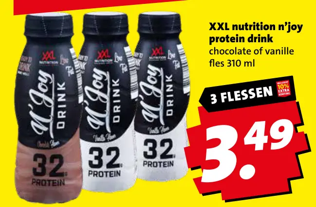 Aanbieding: XXL nutrition n'joy protein drink