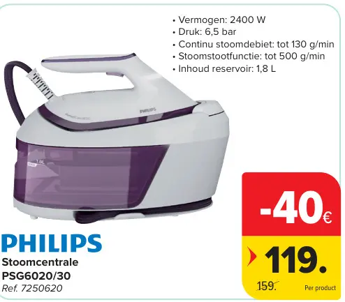 Promotie: Stoomcentrale PSG6020/30