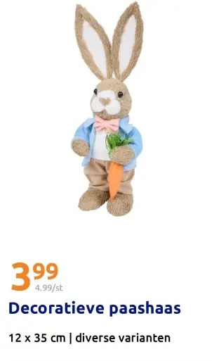 Aanbieding: Decoratieve paashaas