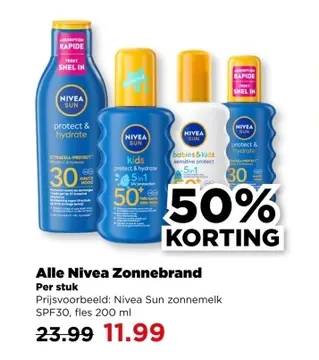 Aanbieding: Alle Nivea Zonnebrand