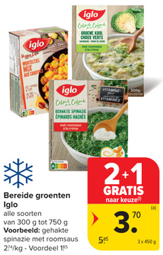 Aanbieding: Bereide groenten