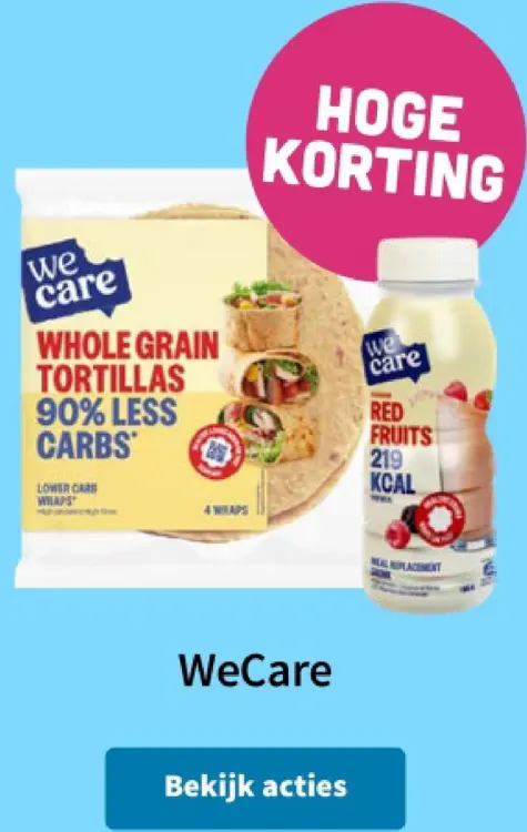 Aanbieding: Koolhydraatarme wraps en maaltijdvervangers