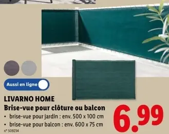 Offre: Brise-vue pour clôture ou balcon