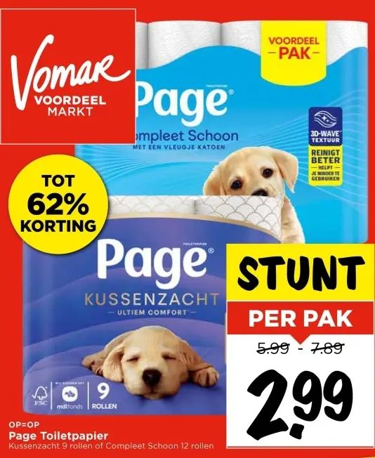 Aanbieding: Toiletpapier