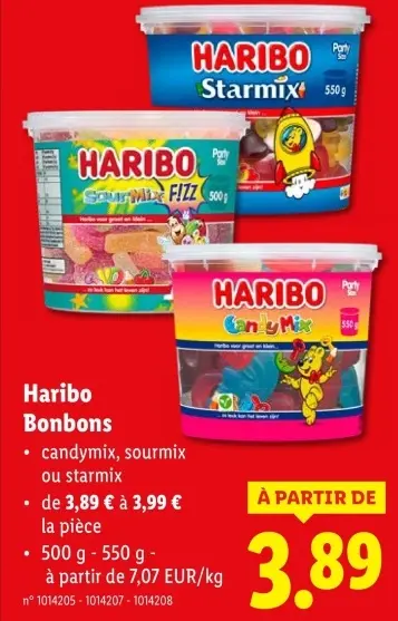 Offre: Haribo Bonbons