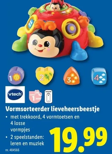 Aanbieding: Vormsorteerder lieveheersbeestje