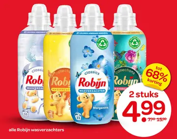 Aanbieding: Robijn wasverzachters