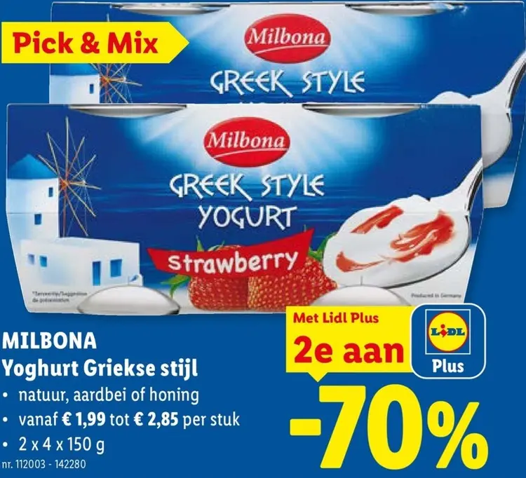 Promotie: Yoghurt Griekse stijl