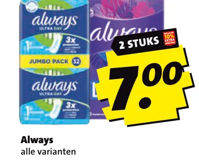 Aanbieding: Always