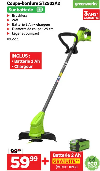 Offre: Coupe-bordure ST2502A2