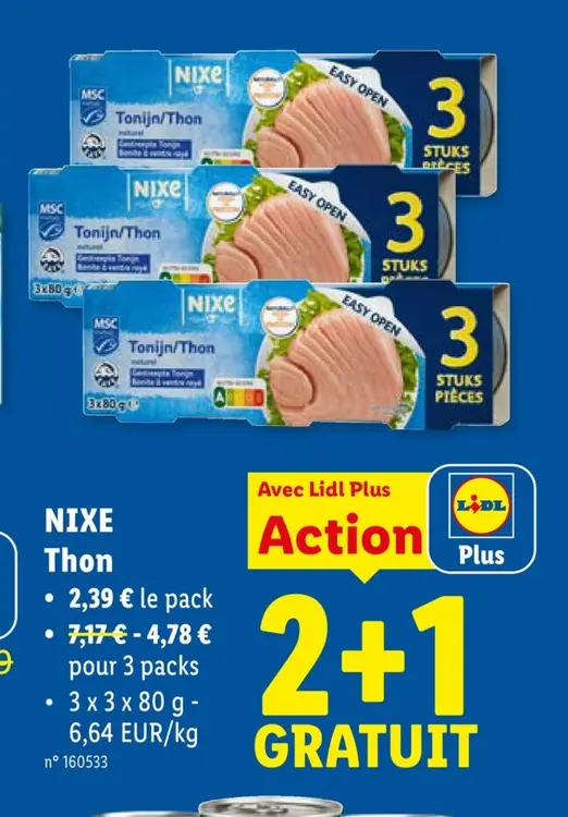 Offre: Thon