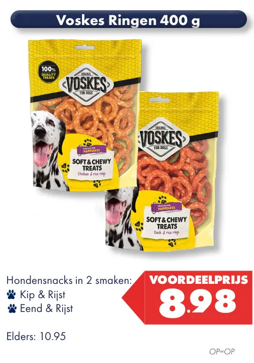 Aanbieding: Voskes Ringen 400 g