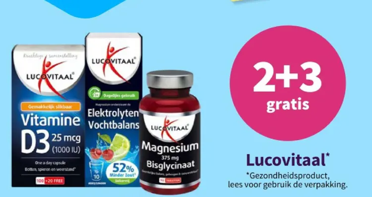 Promotie: Lucovitaal supplementen