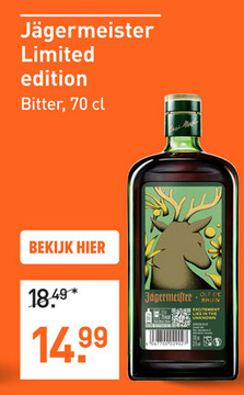 Aanbieding: Jagermeister Limited Edition 2024 70CL Overig