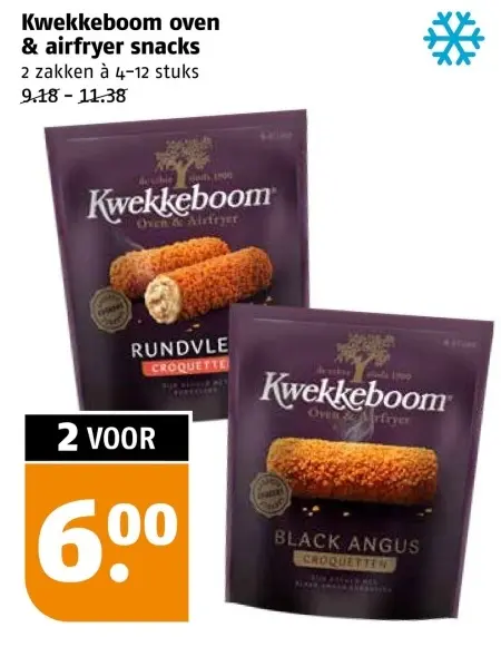 Aanbieding: oven & airfryer snacks