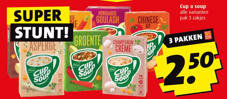 Aanbieding: Cup a soup