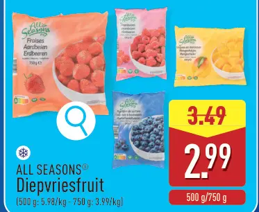 Aanbieding: Diepvriesfruit