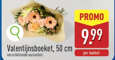 Promotie: Valentijnsboeket