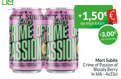 Promotie: Crime of Passion of Bloody Berry
