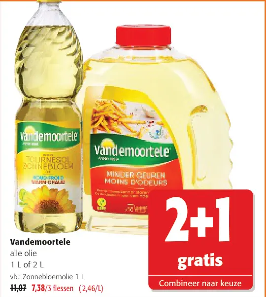 Promotie: alle olie