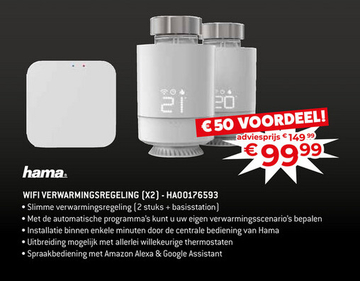 Aanbieding: WIFI VERWARMINGSREGELING (X2)