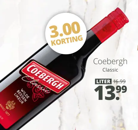 Aanbieding: Coebergh Classic Wilde Bessen Likeur