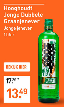 Aanbieding: Hooghoudt Jonge Dubbele Graanjenever 100CL Overig