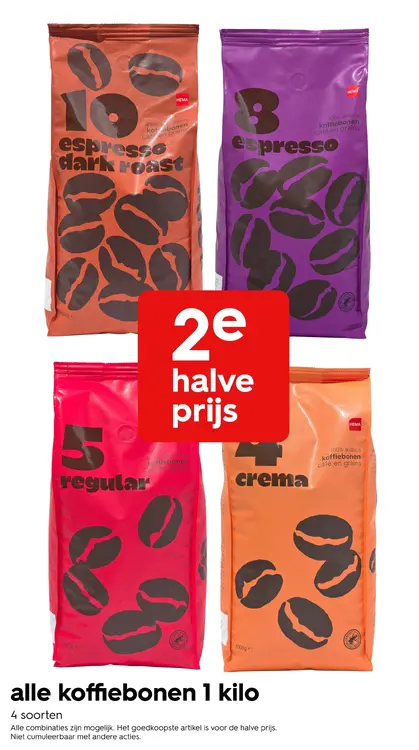 Promotie: Alle koffiebonen 1 kilo