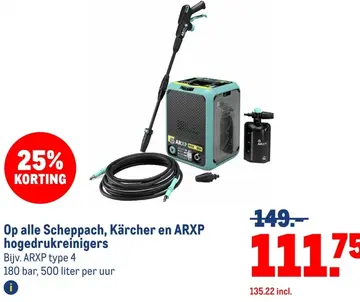 Aanbieding: ARXP hogedrukreinigers