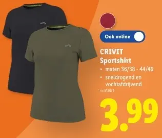 Promotie: Sportshirt