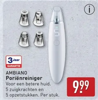 Aanbieding: Poriënreiniger