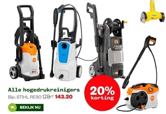 Aanbieding: hogedrukreinigers