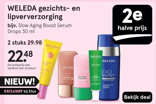 Aanbieding: WELEDA gezichts- en lipververzorging