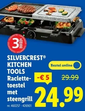 Promotie: Raclette toestel