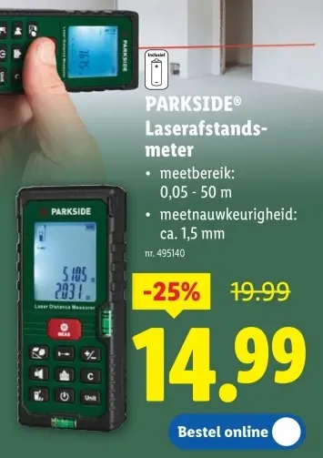 Promotie: Laserafstandsmeter