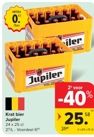 Promotie: Krat bier