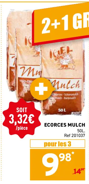 Offre: Ecorces mulch